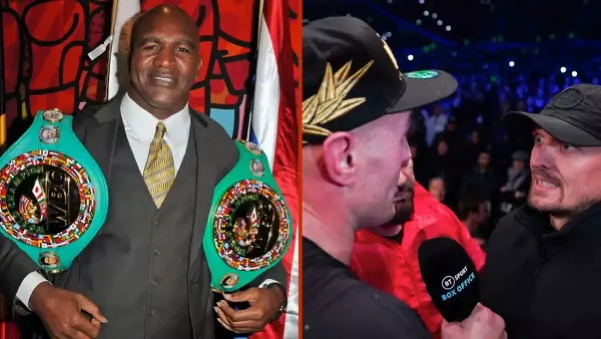 Evander Holyfield věří, že výsledek zápasu Fury vs. Usyk závisí na jedné věci