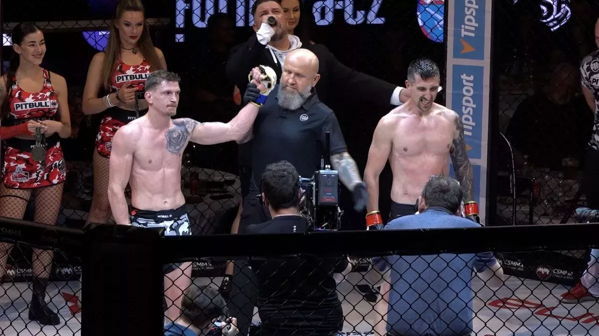 Festival ran a natřískaná hala. MMA zažilo premiéru na ČT, žasla i Adamczyková