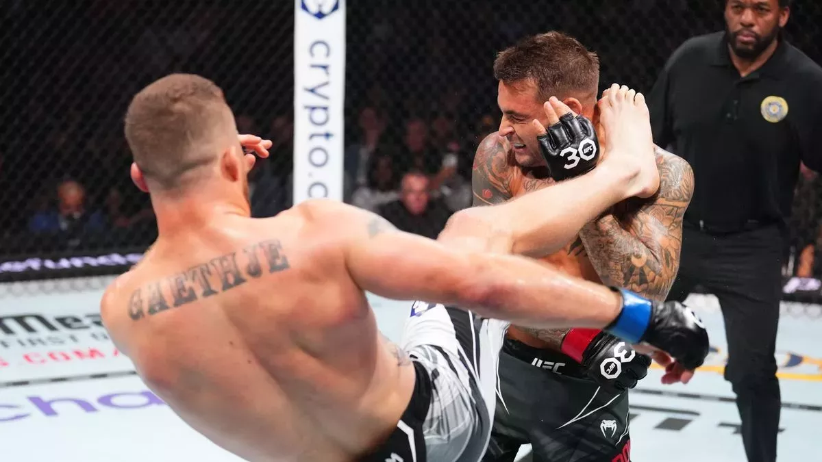 Gaethje ukončil Poiriera brutálním kopem do hlavy a stal se oficiálně největším tvrďákem UFC