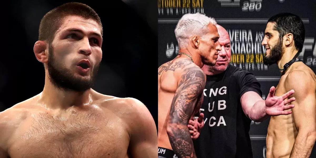 Khabib nečekaně maluje čerta na zeď ohledně duelu Oliveira ve Makhachev