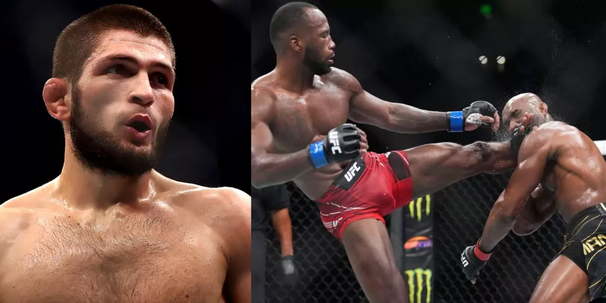 Khabib reaguje na pekelné KO Kamaru Usmana a maluje čerta na zeď