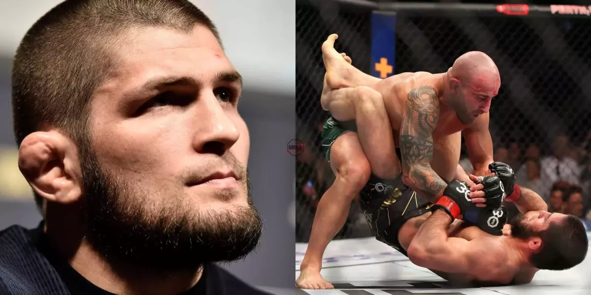 Khabib si během bitvy Makhachev vs Volkanovski zažil perné chvilky?