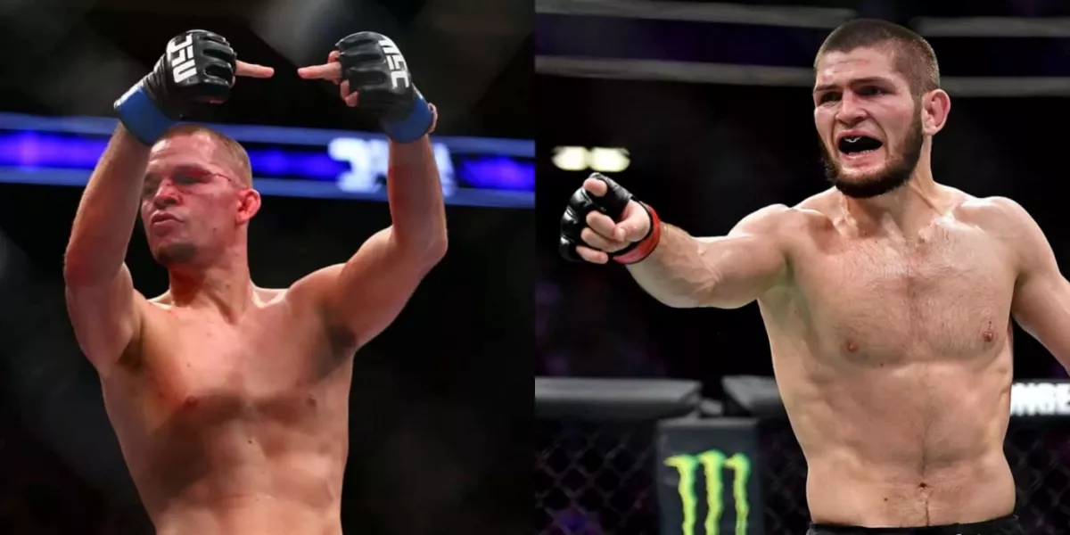 Naštvaný rukojmí Nate Diaz se opřel do Khabiba Nurmagomedova