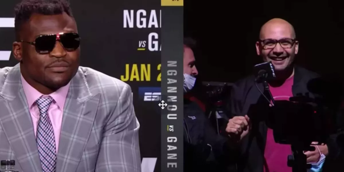 Naštvaný šampion Francis Ngannou se pustil do novináře