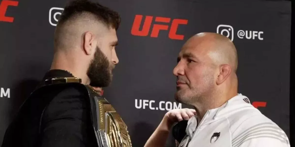 První staredown Procházka vs Teixeira 2 a první trashtalk od Glovera?