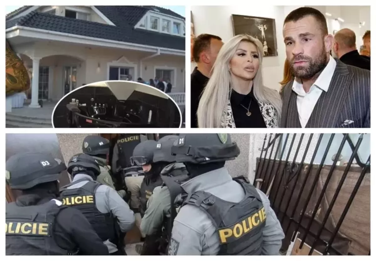Razie! V domě Karlose Vémoly zasahuje od rána policie