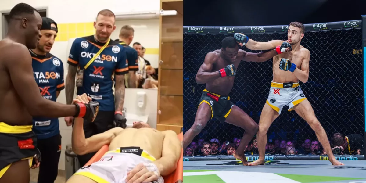 Respekt! Keita a Samsonidse se po bitvě potkali v zákulisí a vyjádřili si úctu