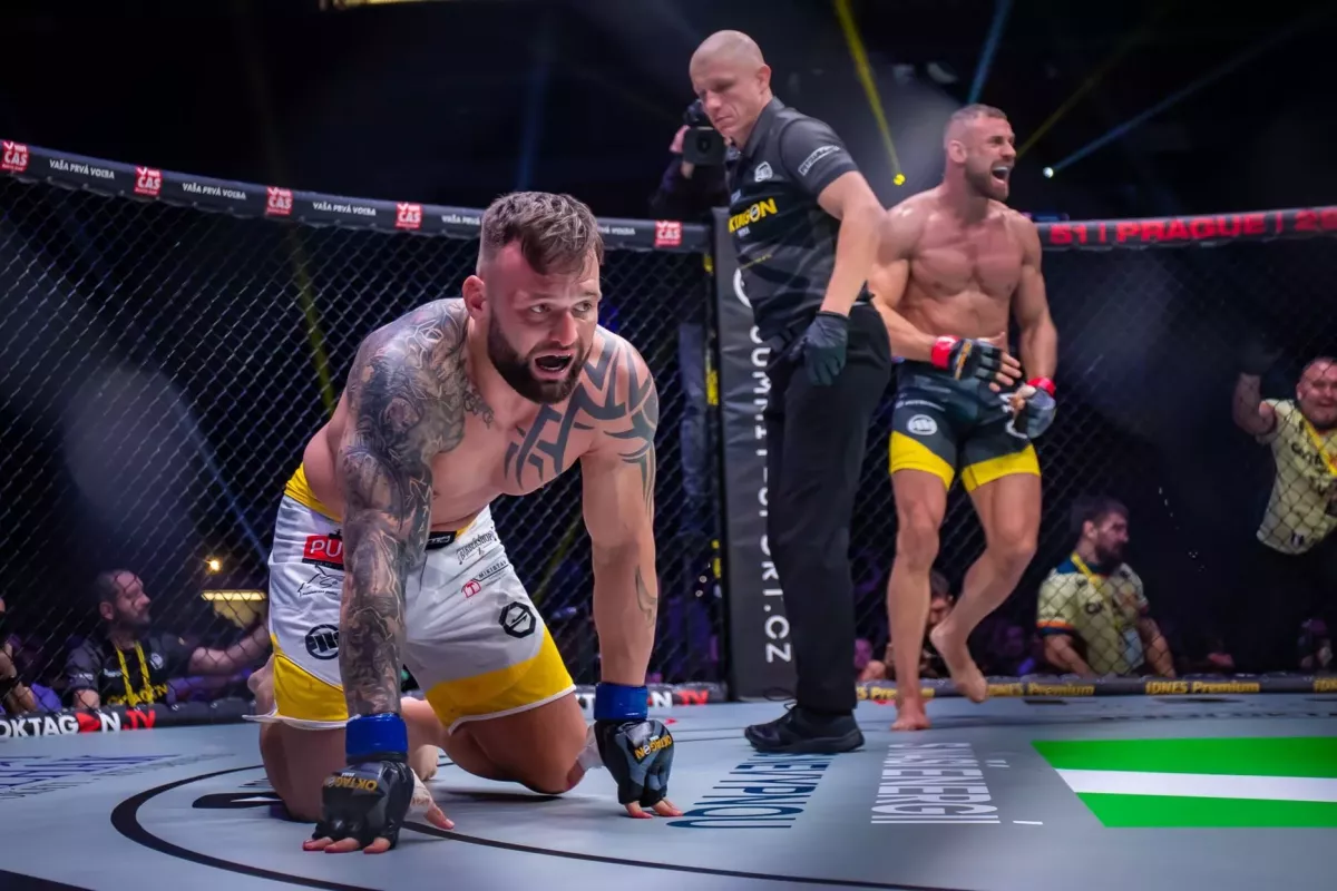 Rvačka v kleci a TKO konec. Uklouznul jsem na malé kaluži vody, řekl Kotalík
