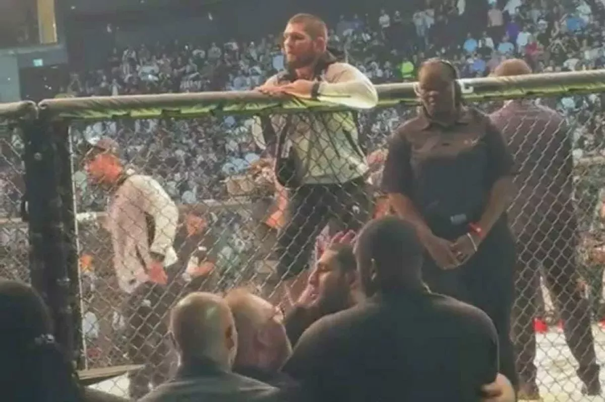 VIDEO: Ochranka na UFC v pohotovosti. Musela odvést vyhroceného Chimaeva