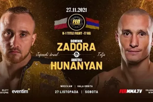 Anatoli "TOLJA" Hunanyan zabojuje v Polsku o titul organizace FEN