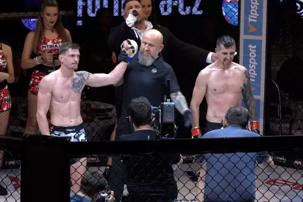 Festival ran a natřískaná hala. MMA zažilo premiéru na ČT, žasla i Adamczyková
