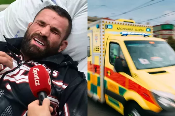 Vémola popisuje dramatický převoz do nemocnice! Od koho inkasoval do nosu?